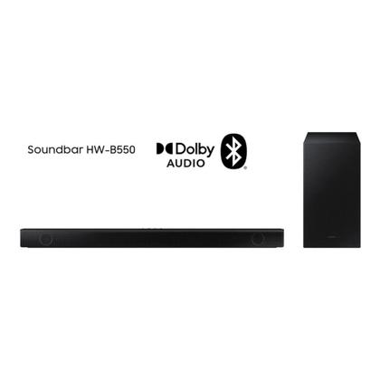 Imagem de Soundbar Samsung HW-B550, com 2.1 canais, Bluetooth e Subwoofer sem Fio - HW-B550/ZD