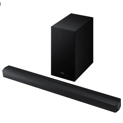 Imagem de Soundbar Samsung HW-B650F, com 3.1 Canais, 370W, Bluetooth, Subwoofer sem fio e Dolby Audio