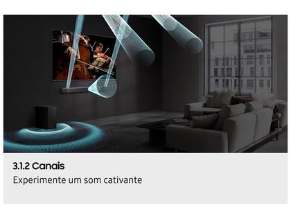 Imagem de Soundbar Samsung HW-Q600F 3.1.2 Canais Bluetooth com Subwoofer 380W Preto