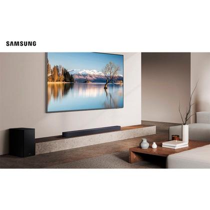Imagem de Soundbar Samsung HW-Q600F 3.1.2 Canais, com Subwoofer, Dolby Atmos, Bluetooth, Preta - HW-Q600F/ZD