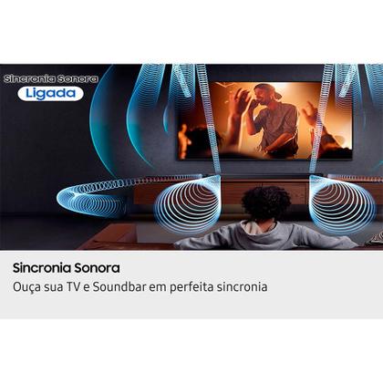 Imagem de Soundbar Samsung HW-Q800F, com 5.1.2 Canais, Dolby Atmos sem fio, Q-Symphony e Alexa Integrada