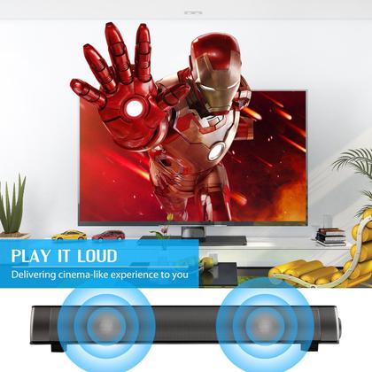 Imagem de Soundbar VegasDoggy com Bluetooth - Com Fio/Sem Fio