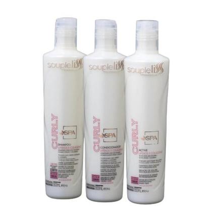 Imagem de Soupleliss Kit SPA Curly 3x300ml