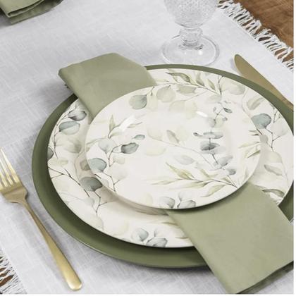 Imagem de Sousplat Basic Verde Eucalipto 33Cm - Copa & Cia