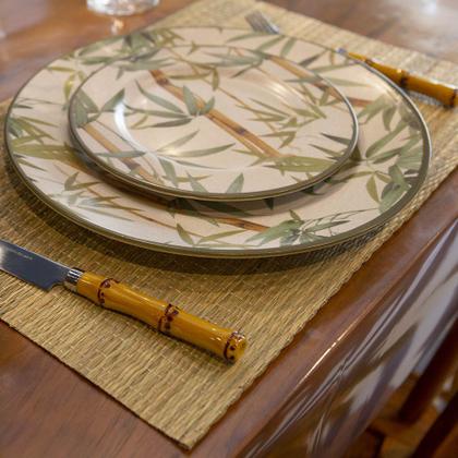 Imagem de Sousplat Jogo Americano 8 Lugares em Junco 30cmx40cm