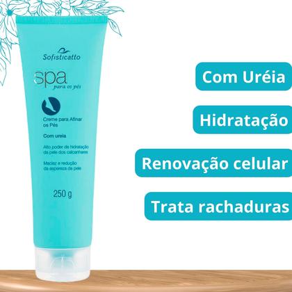 Imagem de Spa para os Pés Creme para Afinar Pés e Calcanhar Rachados - 4 unidades