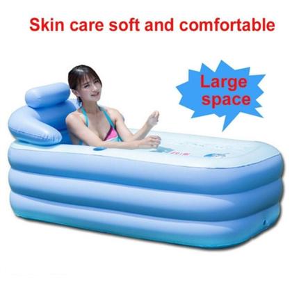 Imagem de Spa portatil banheira inflavel adulto termica portatil quente piscina infantil banheira bebe pvc viagem e casa