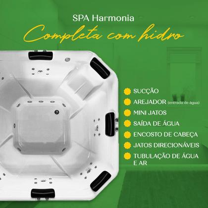 Imagem de Spa Quadrado Harmonia COMPLETO com hidro