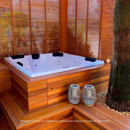 Imagem de Spa Quadrado Nova Iorque COMPLETO com hidro em acrílico