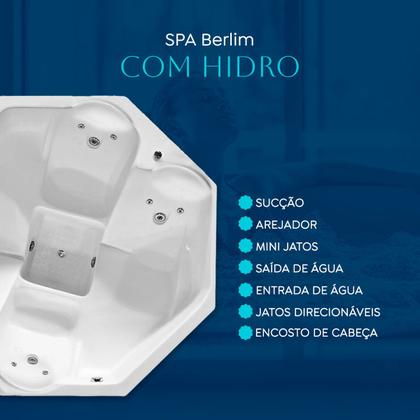 Imagem de Spa Redondo Berlim com hidro em acrílico