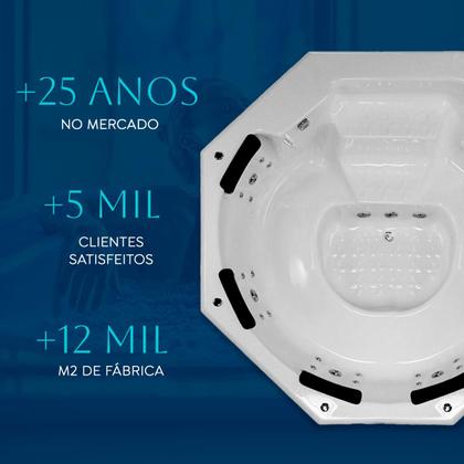 Imagem de Spa Redondo Madrid COMPLETO em acrílico