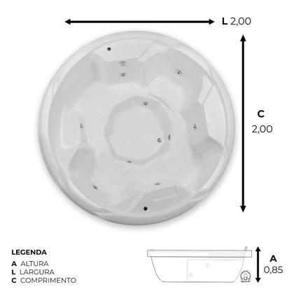 Imagem de Spa Redondo Montana com hidro
