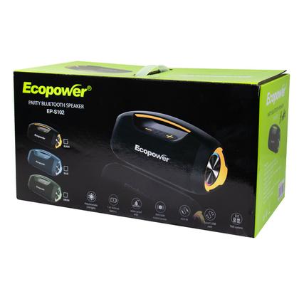 Imagem de Speaker Ecopower EP-S102 - USB/Aux/SD - Bluetooth - 60W RMS - Verde