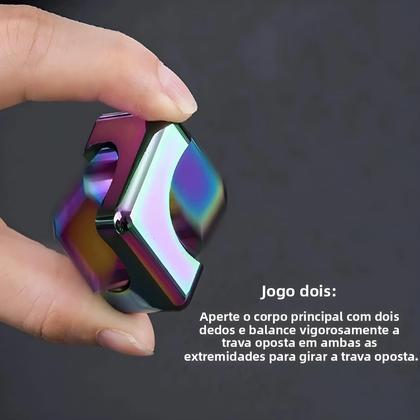 Imagem de Spinner Fidget Cube Anti-Ansiedade para Crianças - Brinquedo de Descompressão