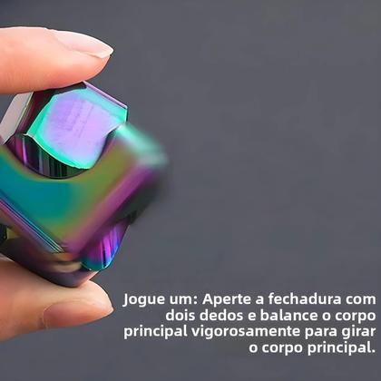Imagem de Spinner Fidget Cube Anti-Ansiedade para Crianças - Brinquedo de Descompressão