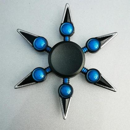 Imagem de Spinner Fidget de Metal para Crianças - Alivio do Estresse - Brinquedo Rei da Liga de Zinco