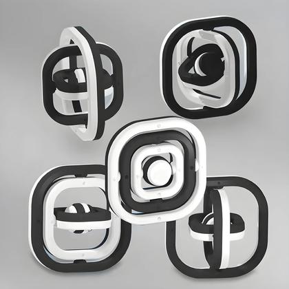 Imagem de Spinner Fidget Toy 3D - Alívio do Estresse para TDAH e Autismo