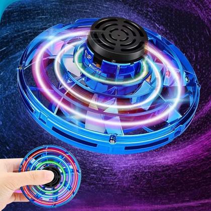Imagem de Spinner ovni de mão recarregável luzes brilhantes