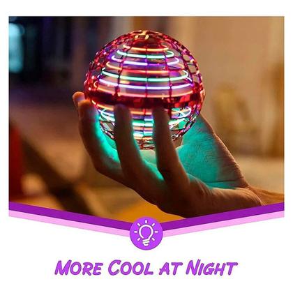 Imagem de Spinner Voador Led Flynova Pro Bola Esfera Mini Drone Cores Diversas