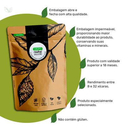 Imagem de Spirulina Natura Ingredientes Puros e Qualidade Superior Kit 4 50g