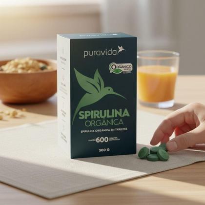 Imagem de Spirulina Premium 500mg (600 Tabletes) - Pura Vida