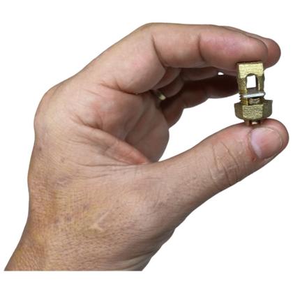 Imagem de Split Bolt 16mm Parafuso Fendido para Emenda Cabos Bimetálico de Bronze