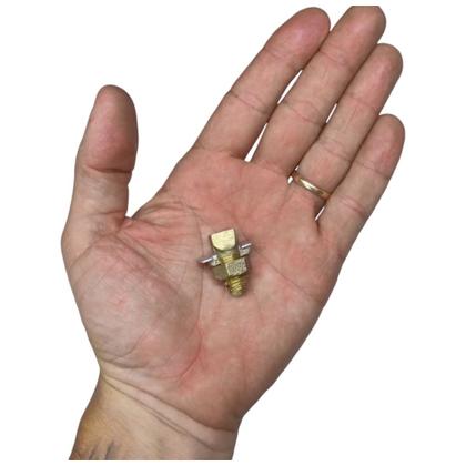 Imagem de Split Bolt 16mm Parafuso Fendido para Emenda Cabos Bimetálico de Bronze