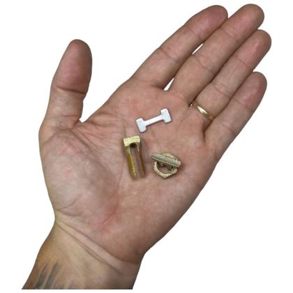 Imagem de Split Bolt 16mm Parafuso Fendido para Emenda Cabos Bimetálico de Bronze