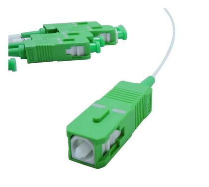 Imagem de Splitter 1X8 Apc Sm Plc 0.9Mm 1.5M Divisor Fibra Verde Hfo