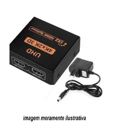 Imagem de Splitter Distribuidor Divisor Hdmi 1x2 - Versão 2.0 4K
