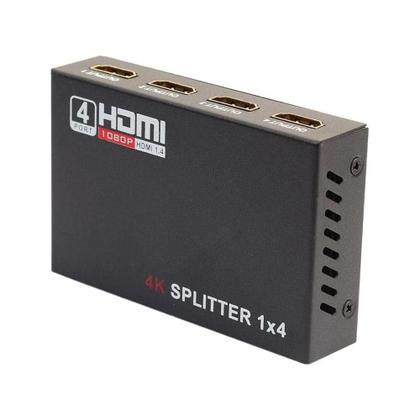 Imagem de Splitter distribuidor hdmi 1x4 3d divisor full hd 1.4 1080p