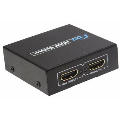 Imagem de Splitter distribuidor video hdmi 1x2 versao 1.4 3d full hd 4 mxt