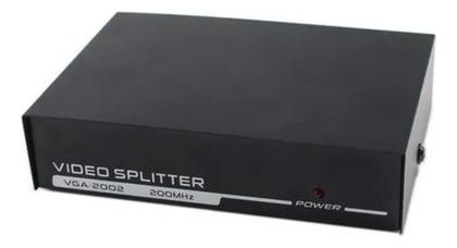 Imagem de Splitter Divisor Vga 1 Entrada E 2 Saídas Multiplicador Vga