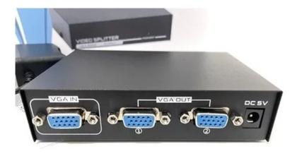 Imagem de Splitter Divisor Vga 1 Entrada E 2 Saídas Multiplicador Vga