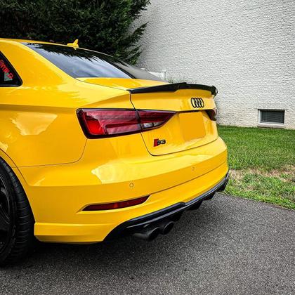 Imagem de Spoiler Aerofólio Audi A3 S3 Black Piano Sedan Rs S Line