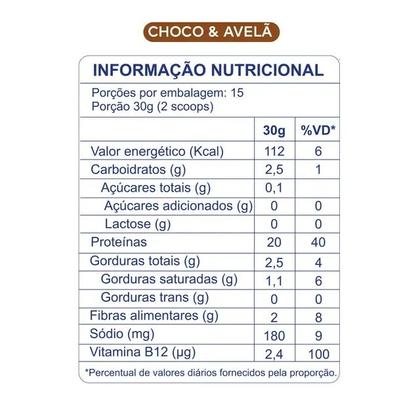 Imagem de Sport protein chocolate com avelã 450g - dobro