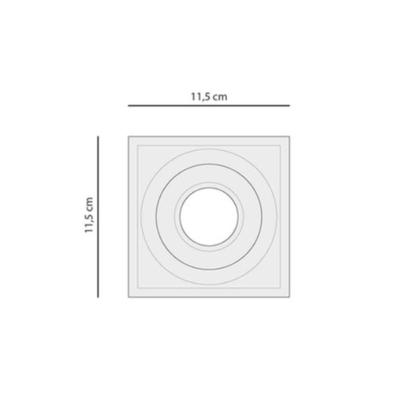 Imagem de Spot de Embutir Recuado 1x Mr16 Bivolt Il4716 Interlight