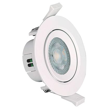 Imagem de Spot de Embutir Redondo Branco 9cm Led 5W 6500K Bivolt