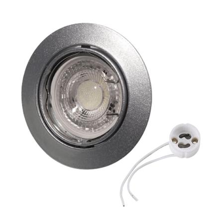Imagem de Spot de Embutir Redondo Silver Prata 50w 110 ou 220v
