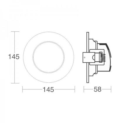 Imagem de Spot De Led Embutir Alltop Par30 Redondo 10W Bivolt Taschibra 4000K Branco Neutro