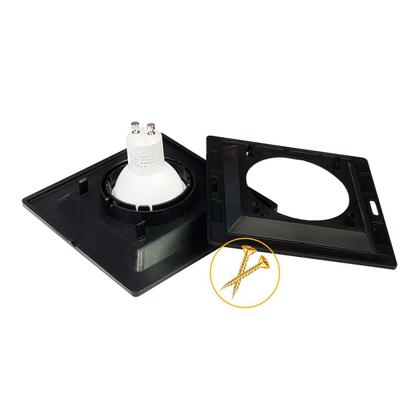 Imagem de Spot Embutir Direcionável Recuado 12x12cm GU10 MR16 Dicróica