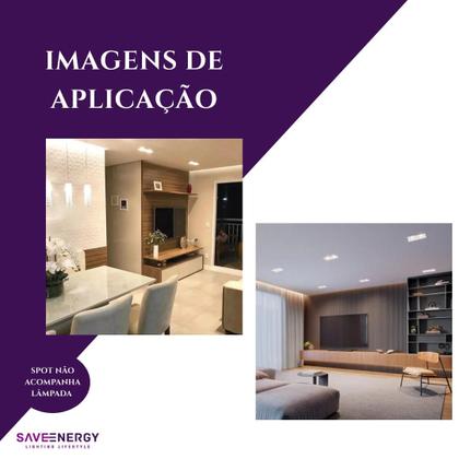 Imagem de Spot Embutir Recuo P/2 Lamp AR11 GU10 Branco Save Energy