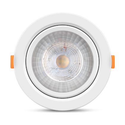 Imagem de Spot Led 5w Redondo 6500k Branco Frio Dicróica Direcionável Embutir