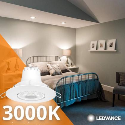 Imagem de Spot Led de Embutir Redondo 3000K Quente 4,5W Ledvance