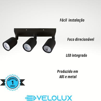 Imagem de Spot LED Direct MR16 Base Linear  3x4W - Taschibra