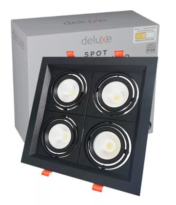 Imagem de Spot Led Evidence Quattro 28W Cor Ajustável 3000K/4000K/6500K Preto Bivolt Avant