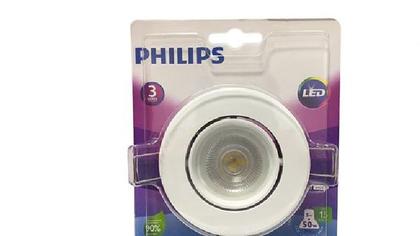 Imagem de Spot Led Philips Embutir Redendo Luz Fria 6500k 5w 350 Lumens Bivolt Dimensões 9x9