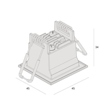 Imagem de Spot Led Picco Embutir 3w Branco Neutro 4000k 225lm Bivolt Ip40 Interlight