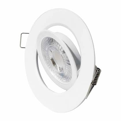 Imagem de SPOT LED REDONDO DIRECIONAVEL EMBUTIR 5W BRANCO QUENTE 3000k BIVOLT - GALAXY