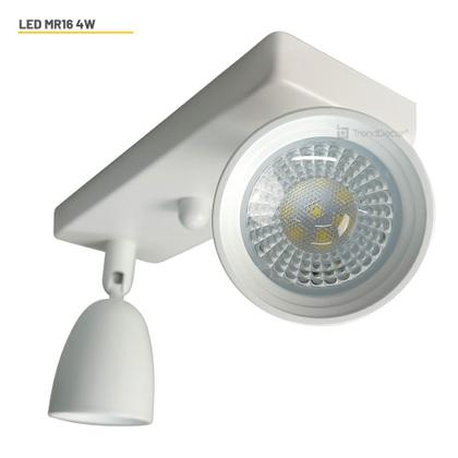 Imagem de Spot LED Taschibra Direct MR16 2X4W Branco - Base Linear